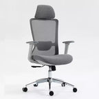 Okak Computer Chair with High Back, Office Chair with Headrest and Wheels, Mesh Desk Chair for Office, Study, Reading Room