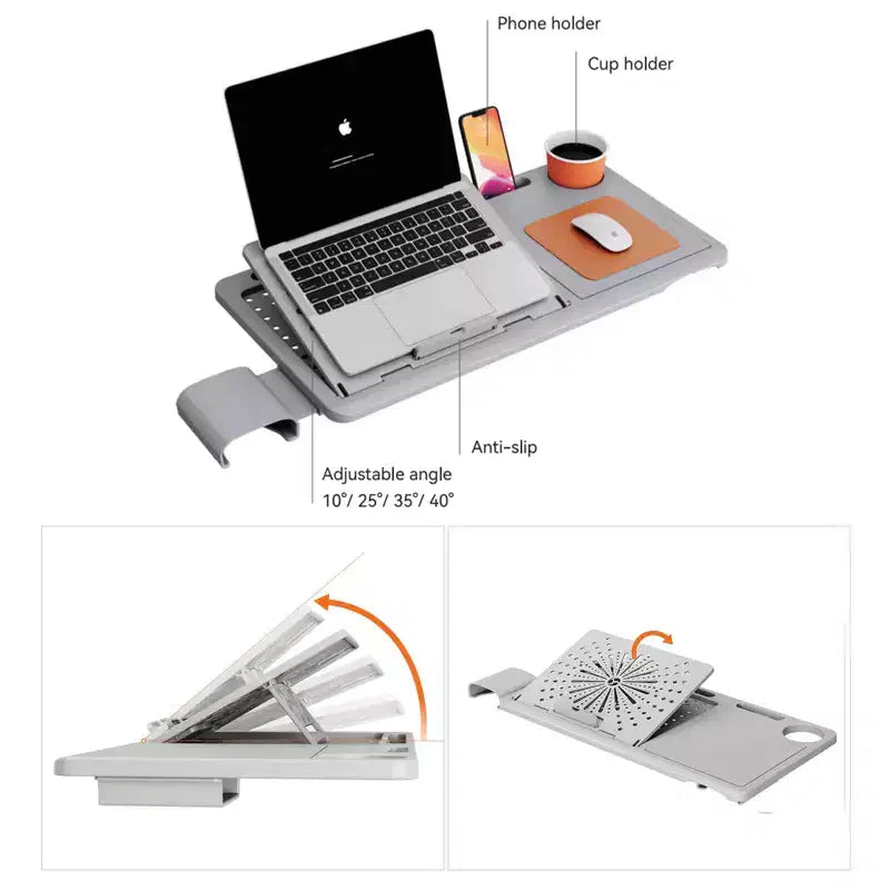 Tavolino/Scrivania per laptop Newtral Standard (Tavolino per laptop da sedia) ---Utilizzabile solo con sedie a marchio NEWTRAL