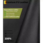 Poltrona reclinabile girevole a dondolo oversize – Recliner manuale extra large in pelle PU per adulti, grande poltrona pigra con braccioli e schienale in spugna 1,5 volte più comodi