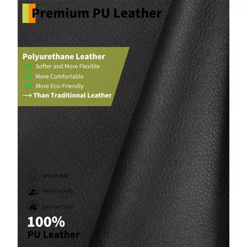 Poltrona reclinabile girevole a dondolo oversize – Recliner manuale extra large in pelle PU per adulti, grande poltrona pigra con braccioli e schienale in spugna 1,5 volte più comodi
