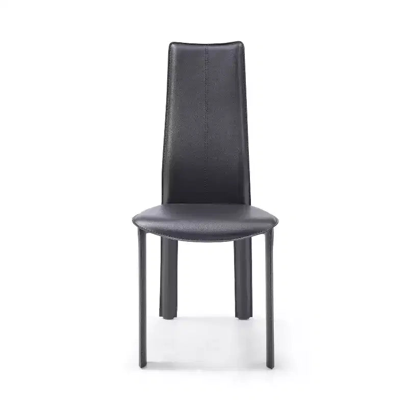 HomeStock 33 in. White Faux Leather Dining Chair Set of 2 for a chic choice for modern dcor and versatile home seating