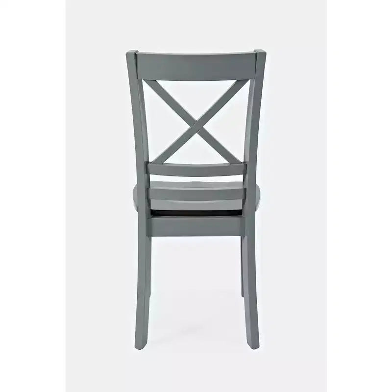 Jofran, Set di 2 sedie da pranzo Asbury Park in legno massello stile "farmhouse" con schienale a croce