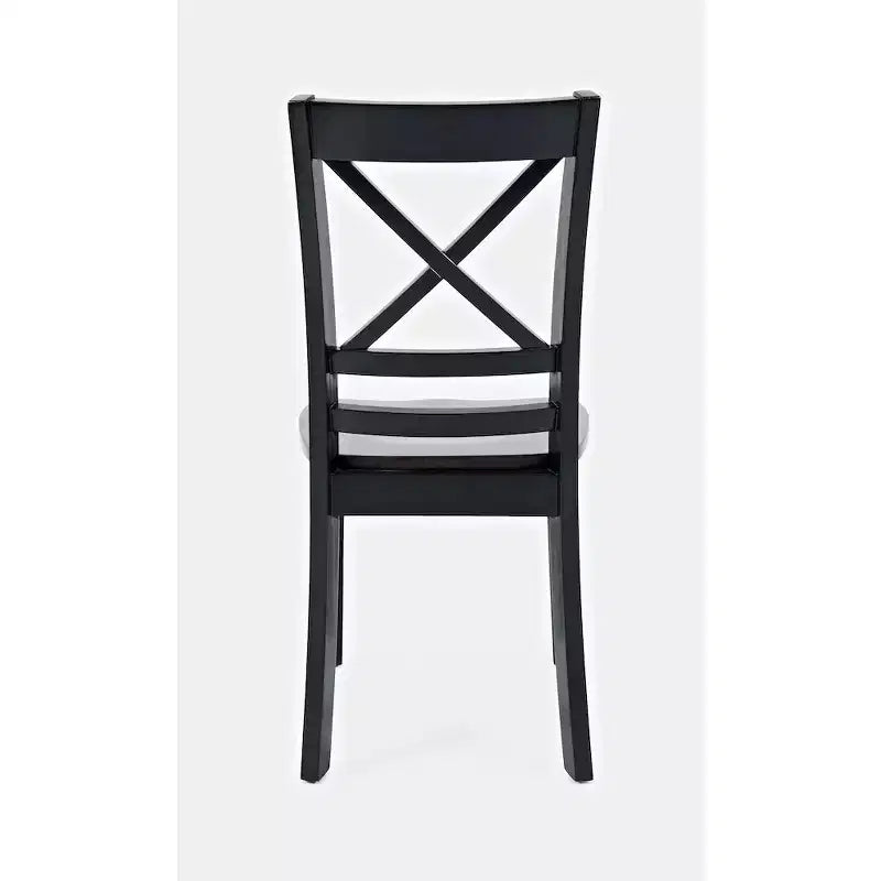 Jofran, Set di 2 sedie da pranzo Asbury Park in legno massello stile "farmhouse" con schienale a croce