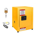 Flammable Safety Cabinet 17 x17''x18'', 11 Gallon Galvanized Steel Hazardous Storage Cabinets