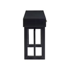 Okak 57IN Elegant Console Table with Unique Legs Design, Entryway Table with 3 Drawers and Metal Handles, Hallway Table for Living Room, Foyer