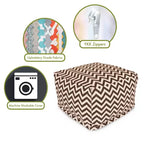 Majestic Home Goods,Pouf Ottomano Chevron