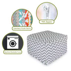 Majestic Home Goods,Pouf Ottomano Chevron