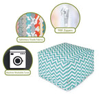 Majestic Home Goods,Pouf Ottomano Chevron