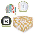 Majestic Home Goods,Pouf Ottomano Chevron