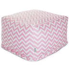 Majestic Home Goods,Ottoman Pouf Chevron