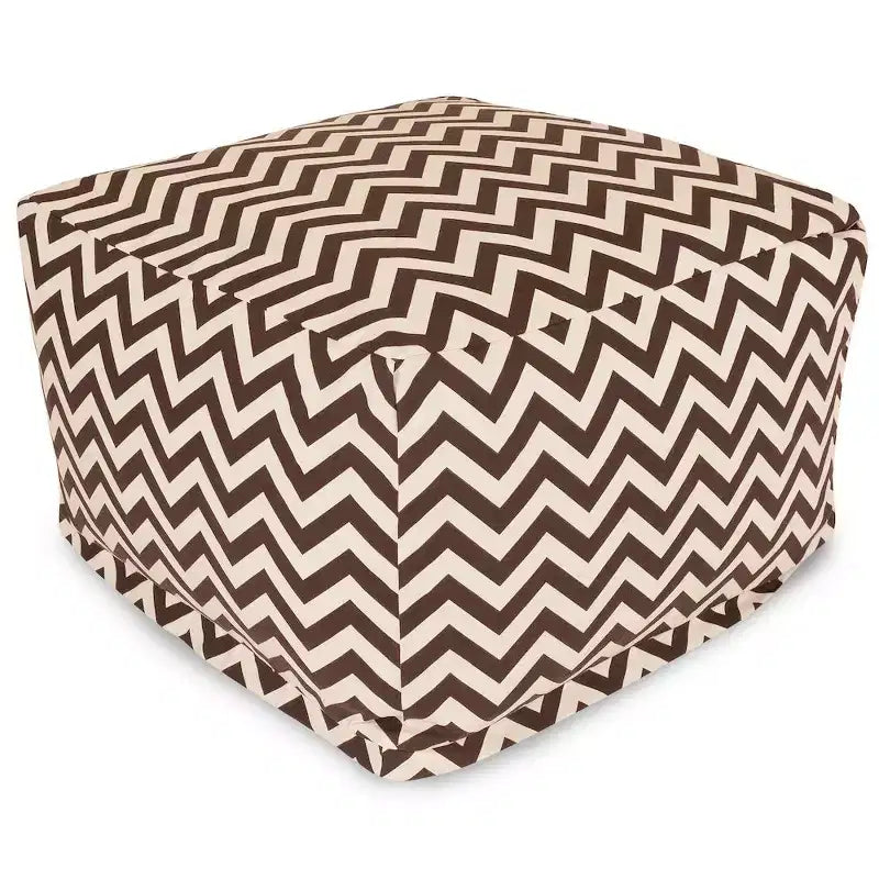 Majestic Home Goods,Pouf Ottomano Chevron