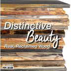 Pipe Decor 24 Sunset Cedar Live Edge Wood Shelf with L-Shaped Pipe Brackets (2-Pack)