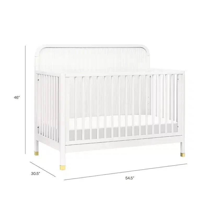 Culla convertibile 4-in-1 Namesake Brimsley Tambour - Bianco caldo