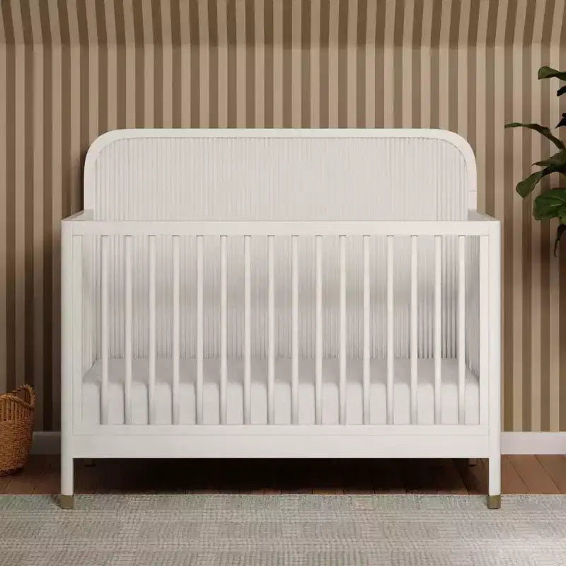 Culla convertibile 4-in-1 Namesake Brimsley Tambour - Bianco caldo