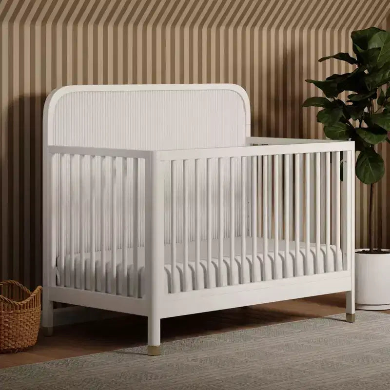Culla convertibile 4-in-1 Namesake Brimsley Tambour - Bianco caldo