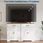 Mobile buffet da caffè rustico con 2 ante e cassetto, credenza da cucina, ripiano regolabile, capacità 68 kg, facile montaggio per sala da pranzo