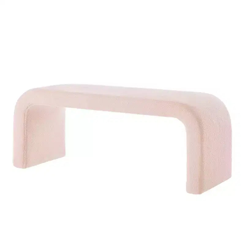 Panca moderna a U in tre pezzi e set pouf, incluso un piccolo pouf-divano, è perfetta da posizionare nell'ingresso o in camera da letto.