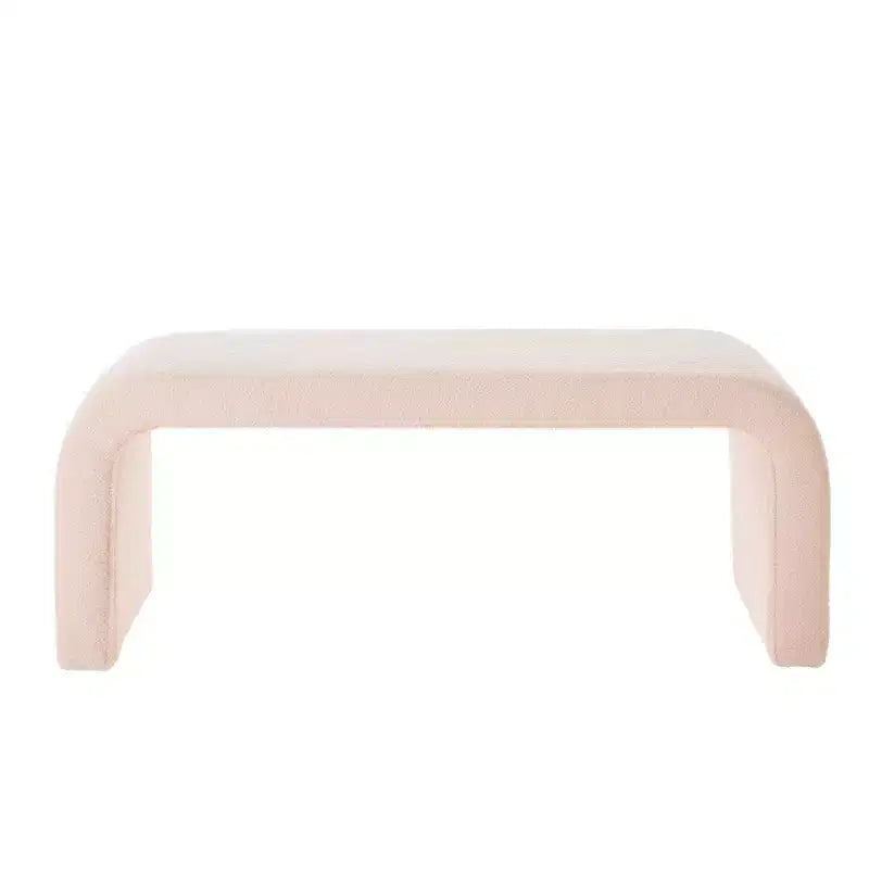Panca moderna a U in tre pezzi e set pouf, incluso un piccolo pouf-divano, è perfetta da posizionare nell'ingresso o in camera da letto.