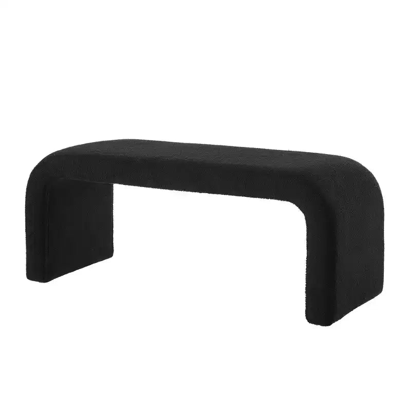 Panca moderna a U in tre pezzi e set pouf, incluso un piccolo pouf-divano, è perfetta da posizionare nell'ingresso o in camera da letto.