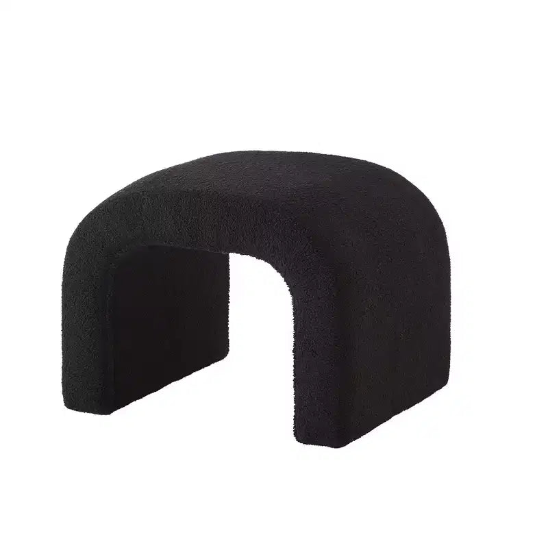 Panca moderna a U in tre pezzi e set pouf, incluso un piccolo pouf-divano, è perfetta da posizionare nell'ingresso o in camera da letto.