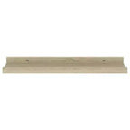 Set di 2 mensole da parete in MDF, rovere Sonoma, medie
