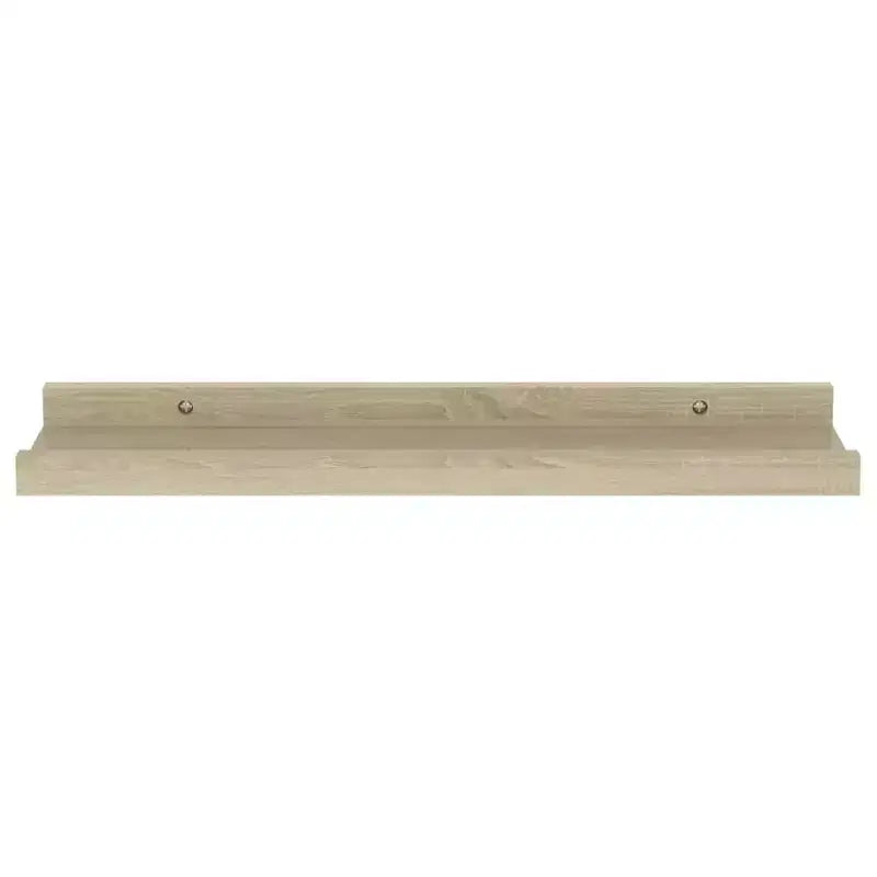 Set di 2 mensole da parete in MDF, rovere Sonoma, medie