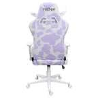 TS85 Lavender Print COW Series Gaming Chair