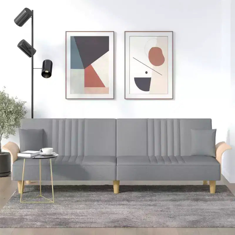 vidaXL Sofa Bed Sleeper Sofa Couch Bed Settee for Living Room Settee Fabric