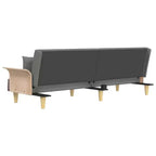 vidaXL Sofa Bed Sleeper Sofa Couch Bed Settee for Living Room Settee Fabric