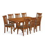 Dining Room Set Handcrafted Solid Wood Table & Chair Set with Extension Leaf