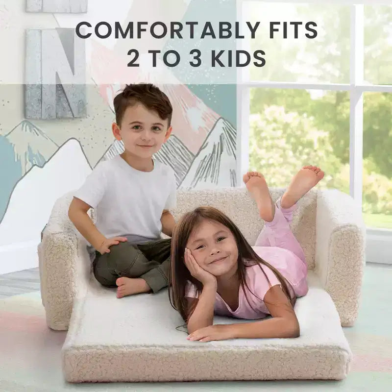 Delta Children Cozee Kids Flip-Out Sofa to Lounger