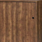 Scarpiera Royal Hampton con 2 ante scorrevoli e gambe a compasso, Rovere Marrone