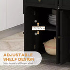 Isola Cucina su Ruote, Carrello da Cucina con Top in Legno di Gomma, Porta Spezie, Porta Asciugamani e Cassetti