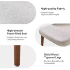 Sedia da pranzo imbottita Ester Modern Mid-century - set da 4|ARTFUL LIVING DESIGNS
