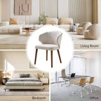 Sedia da pranzo imbottita Ester Modern Mid-century - set da 4|ARTFUL LIVING DESIGNS