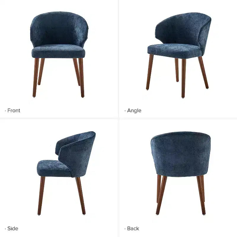 Sedia da pranzo imbottita Ester Modern Mid-century - set da 4|ARTFUL LIVING DESIGNS