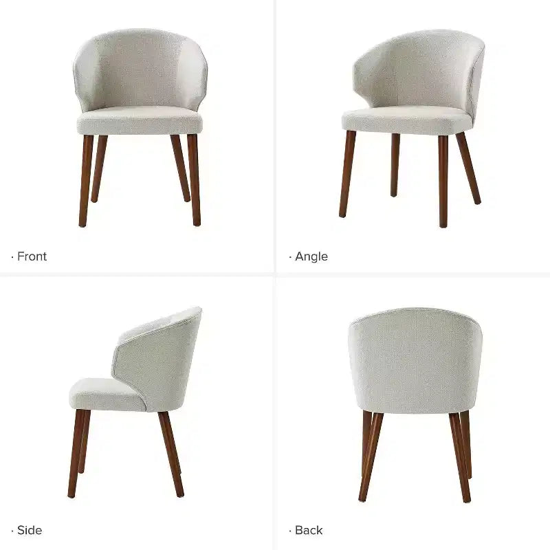 Sedia da pranzo imbottita Ester Modern Mid-century - set da 4|ARTFUL LIVING DESIGNS
