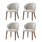 Ester Mid-century Modern Upholstered Dining Chair Set of 4|ARTFUL LIVING DESIGNS