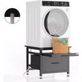 COZONY 29 Inch Washer Dryer Pedestal, Pull Out Shelf and Drawer Anti Vibration Base 850 LBS Capacity