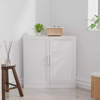 MAYEERTY Armadio angolare moderno in legno massello con ante doppie, contenitore efficiente per la casa, soggiorno, bianco