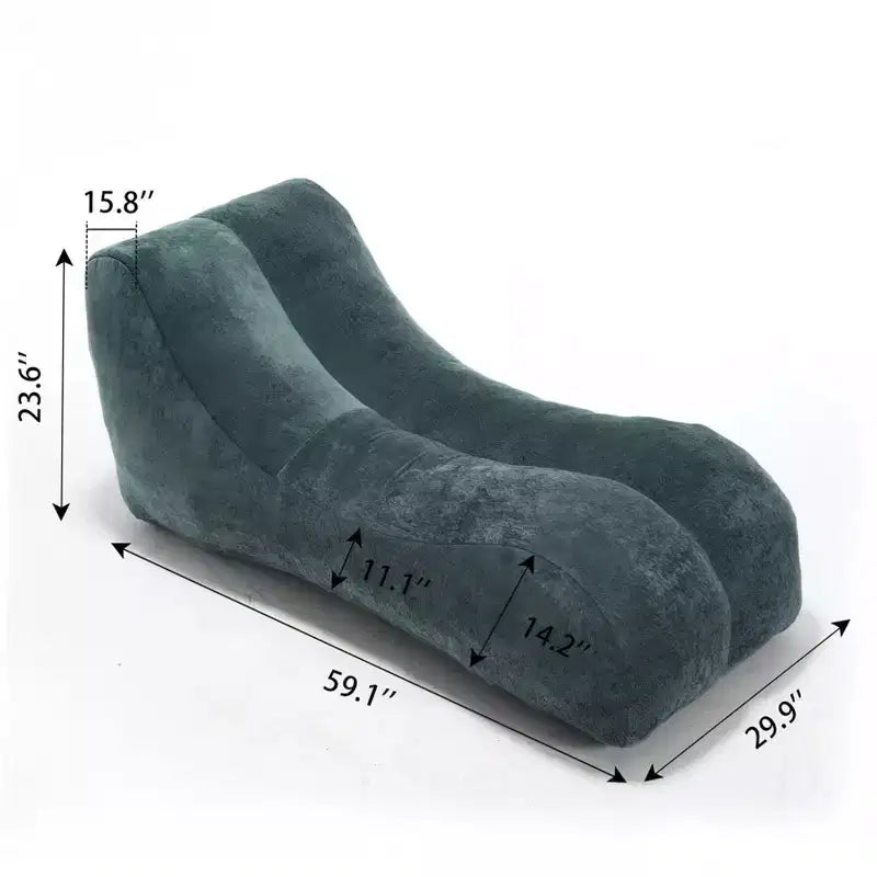Okak Comoda Poltrona Sacco, Poltrona da Pavimento Lazy con Spugna di Alta Qualità, Comoda Poltrona Lounge Poltrona Sacco per Soggiorno