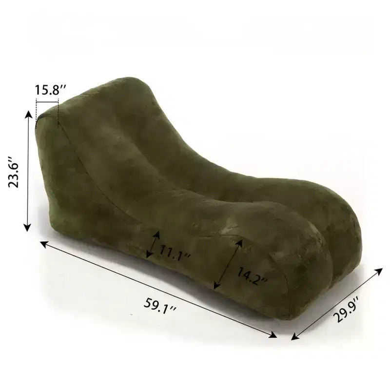 Okak Comoda Poltrona Sacco, Poltrona da Pavimento Lazy con Spugna di Alta Qualità, Comoda Poltrona Lounge Poltrona Sacco per Soggiorno
