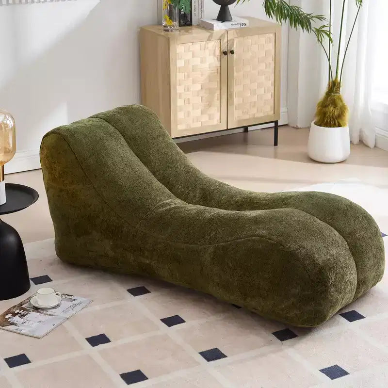 Okak Comoda Poltrona Sacco, Poltrona da Pavimento Lazy con Spugna di Alta Qualità, Comoda Poltrona Lounge Poltrona Sacco per Soggiorno
