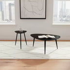 Coaster,Odessa Triangular Solid Wood Coffee Table