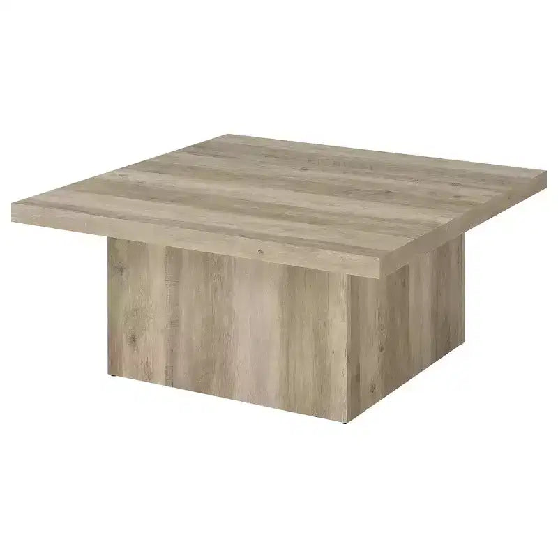 Coaster, Tavolino da caffè cocktail in legno multistrato Devar Square