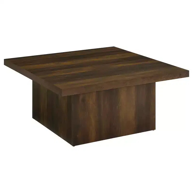 Coaster, Tavolino da caffè cocktail in legno multistrato Devar Square