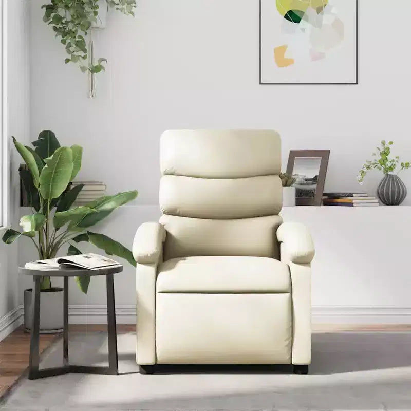 vidaXL Recliner Chair Adjustable Reclining Armchair Home Theater Faux Leather
