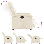 vidaXL Recliner Chair Adjustable Reclining Armchair Home Theater Faux Leather