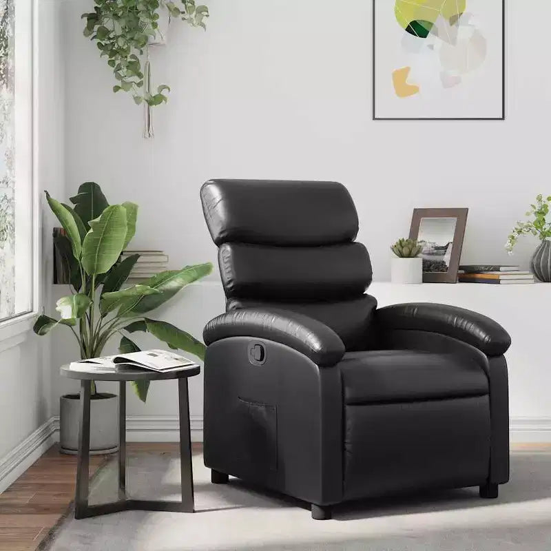 vidaXL Recliner Chair Adjustable Reclining Armchair Home Theater Faux Leather
