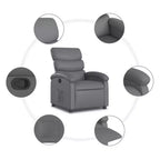 vidaXL Recliner Chair Adjustable Reclining Armchair Home Theater Faux Leather